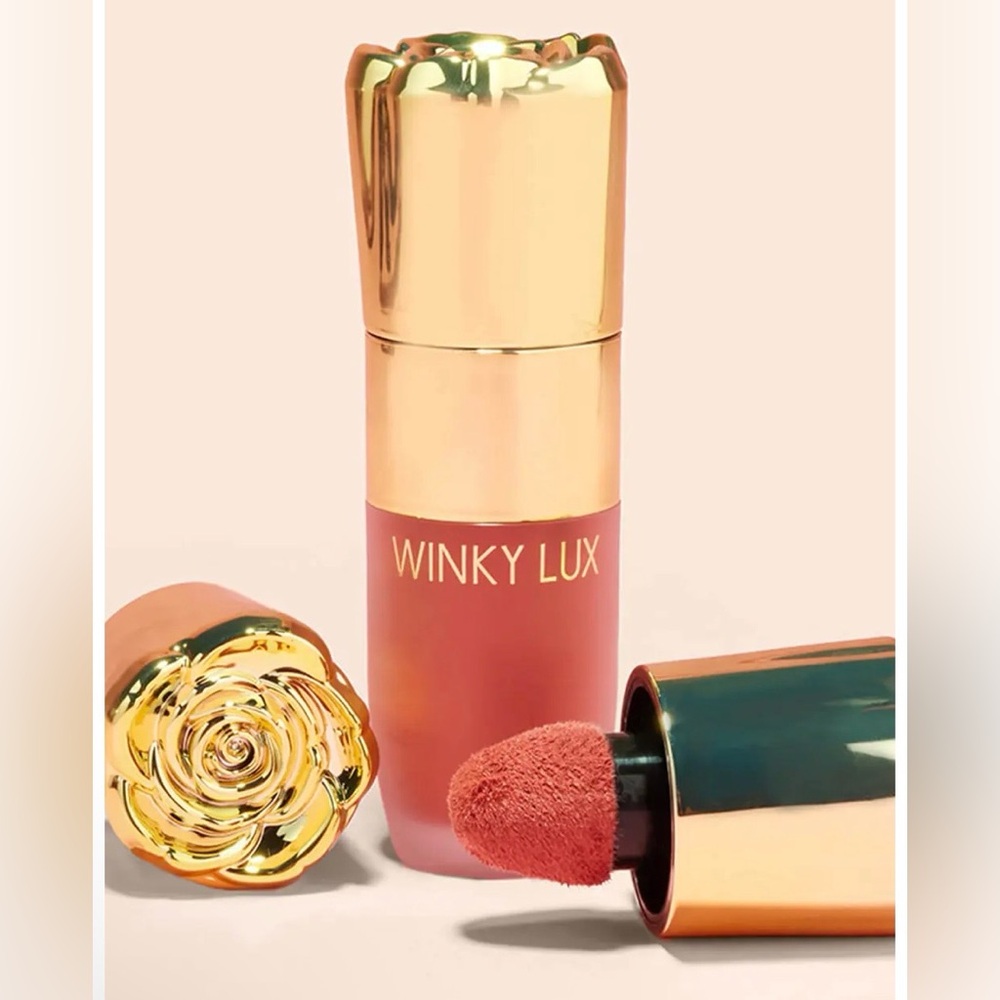 WINKY LUX Cheeky Rose Liquid Blush Rosy Pink -“Noble” Dusty Rose Shade - Picture 1 of 9